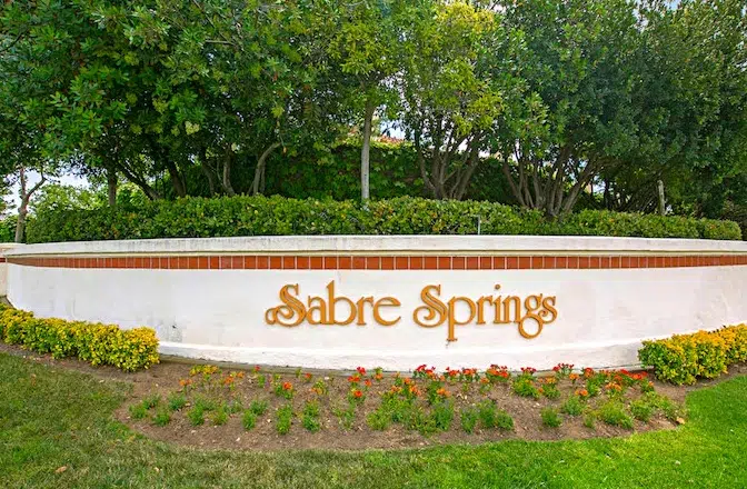 Scene in Sabre Springs, San Diego County