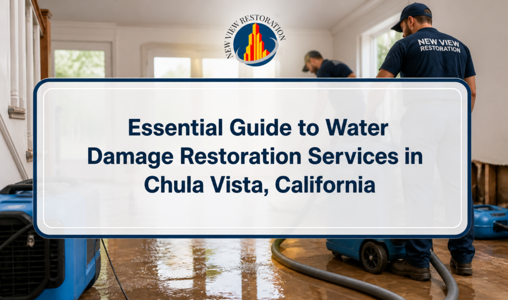 Essential Guide to Water Damage Restoration Services in Chula Vista, California